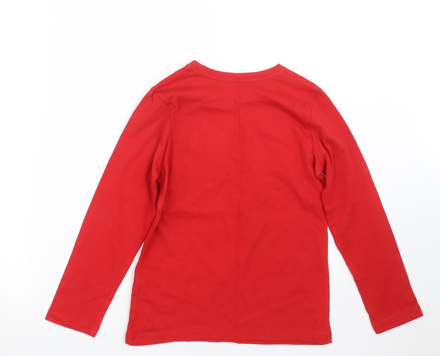 Primark Boys Red   Basic T-Shirt Size 7-8 Years