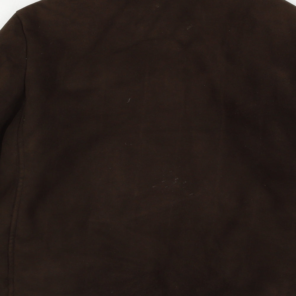 NEXT Womens Brown  Velour Jacket  Size 16