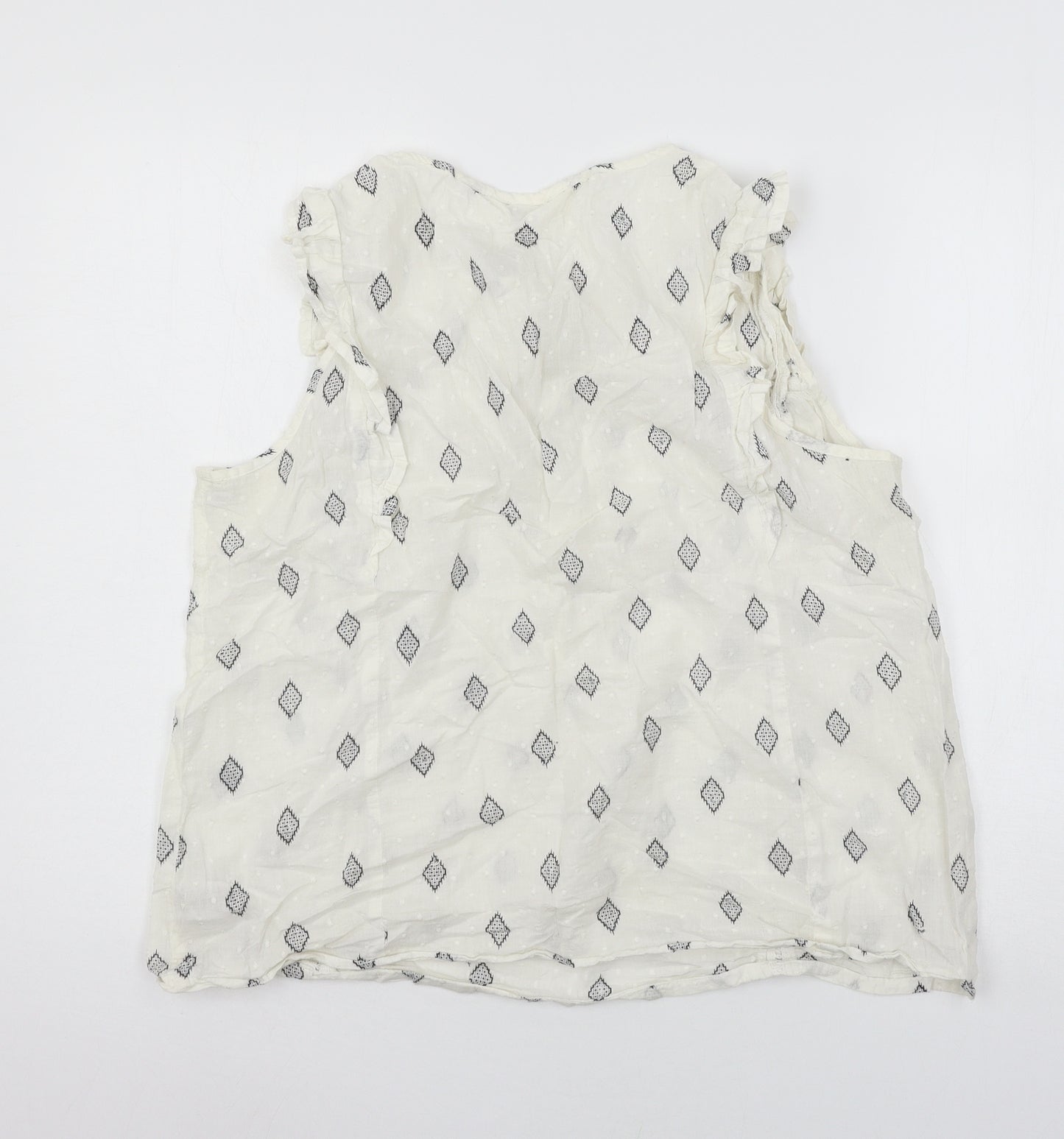 Pep & Co Womens White   Basic Blouse Size 16