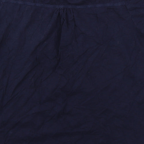 TU Womens Blue  Jersey Basic T-Shirt Size 22