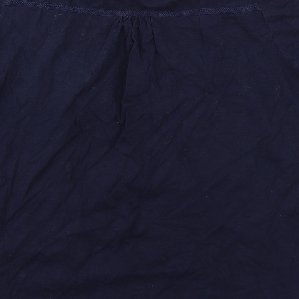 TU Womens Blue  Jersey Basic T-Shirt Size 22