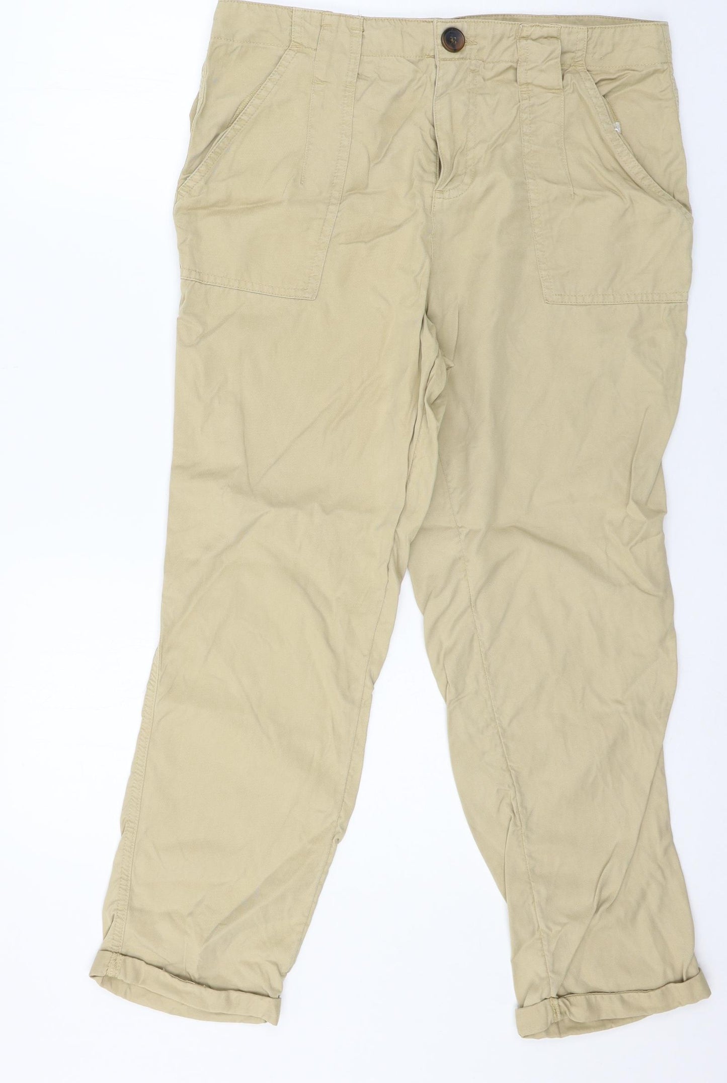George Womens Beige   Trousers  Size 14 L25 in