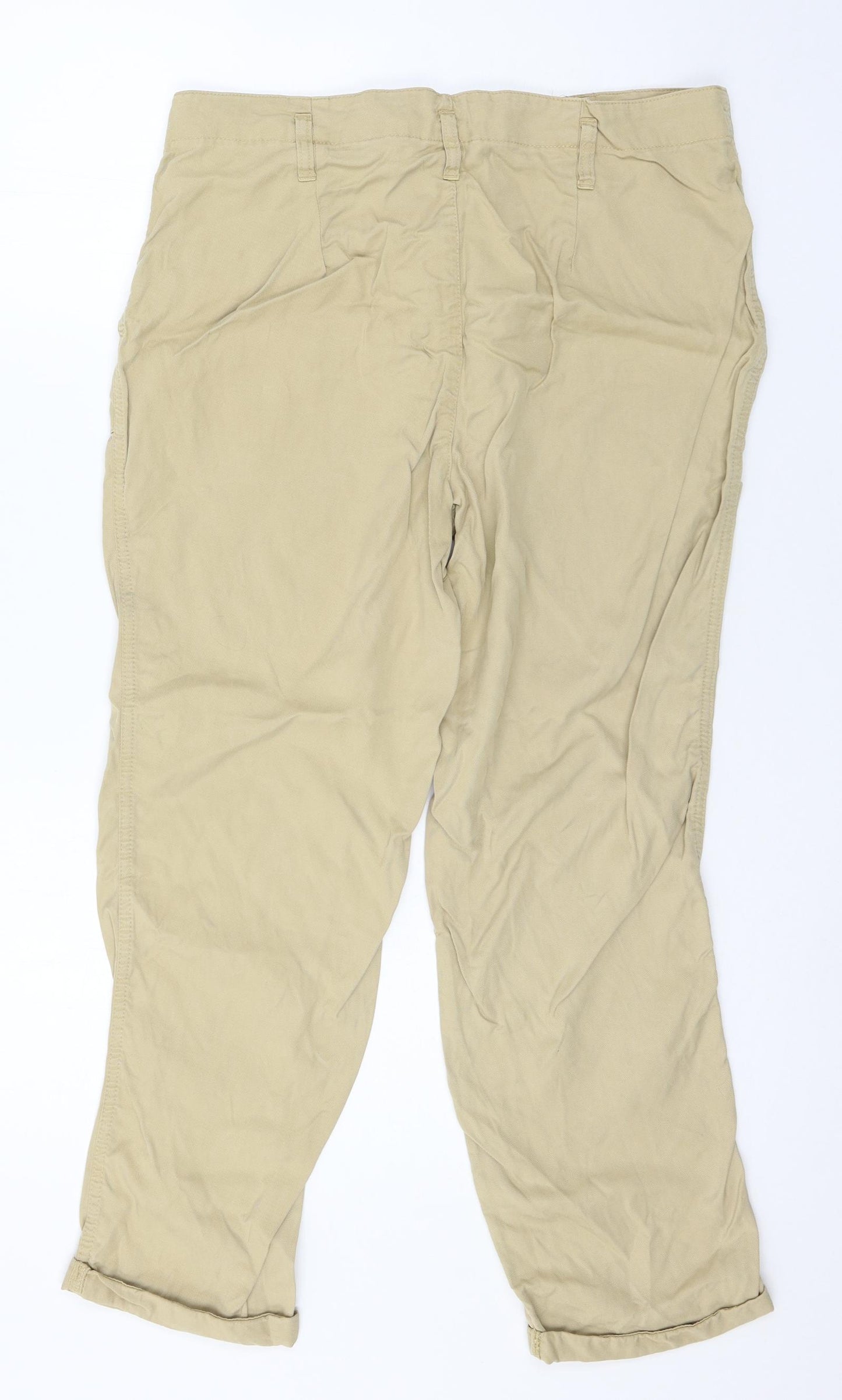 George Womens Beige   Trousers  Size 14 L25 in