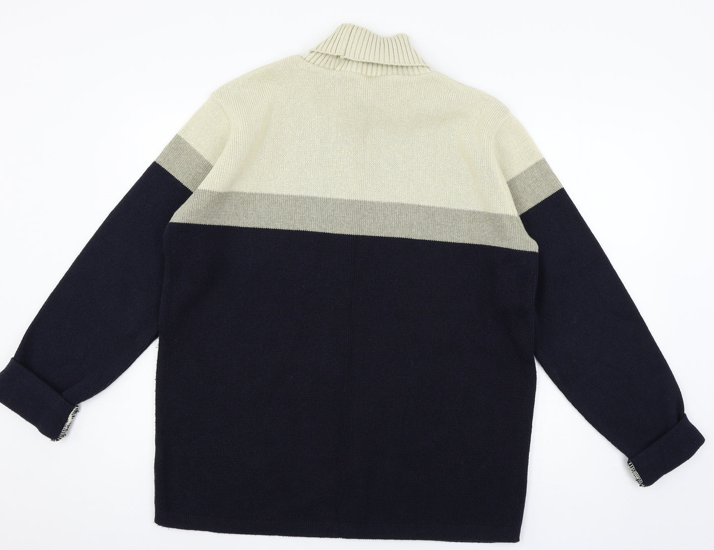 Preworn Mens Blue  Knit Pullover Jumper Size L