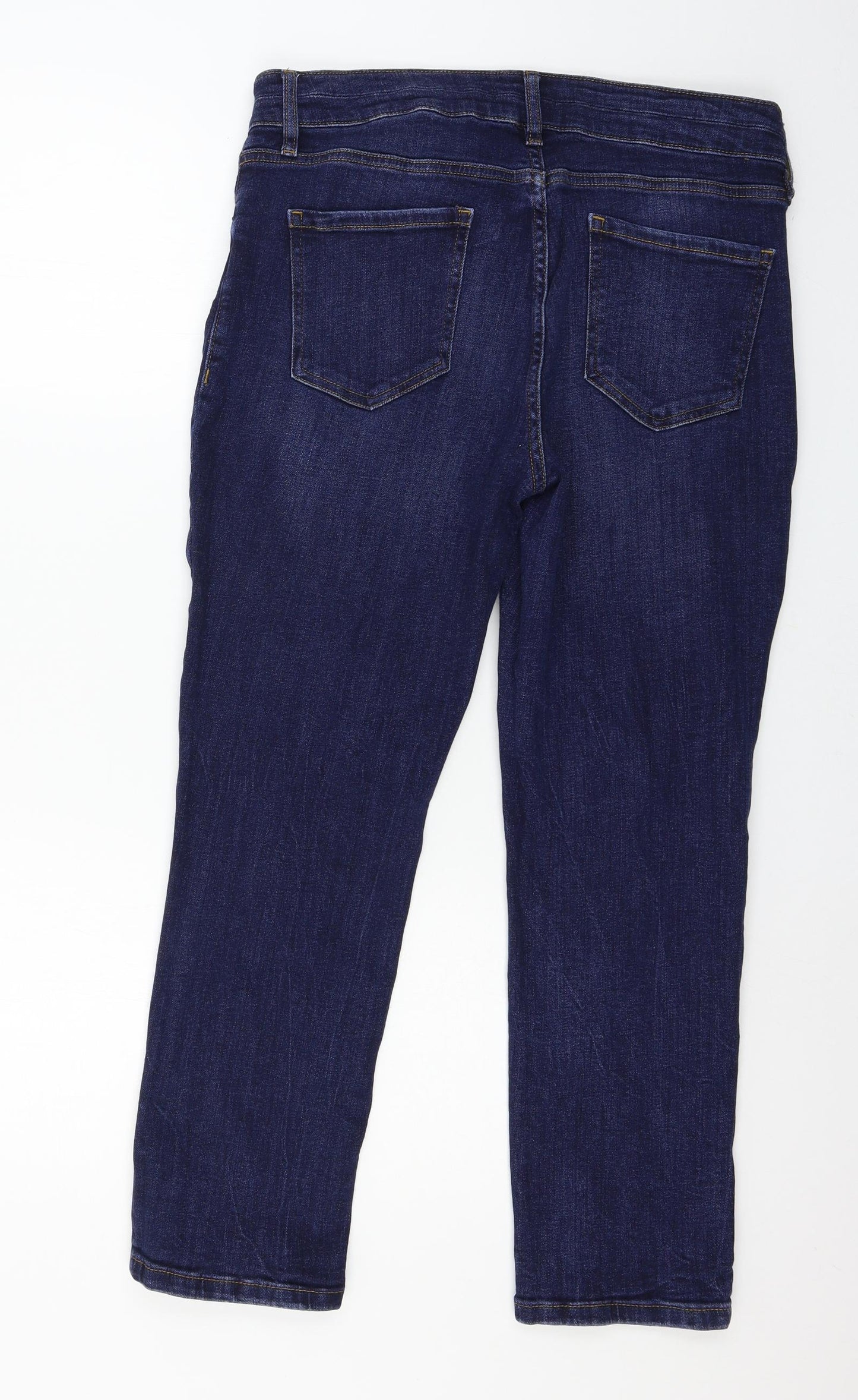 F&F Womens Blue  Denim Straight Jeans Size 16 L27 in