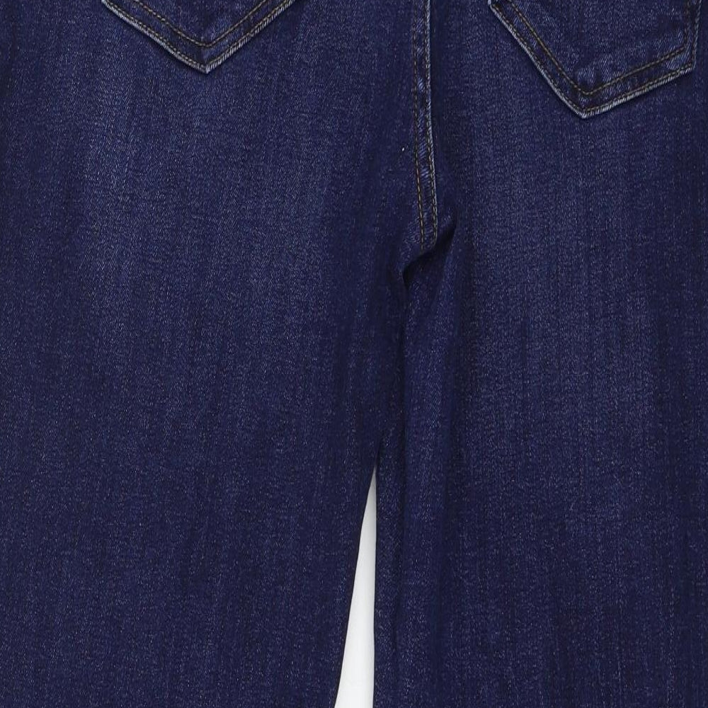 F&F Womens Blue  Denim Straight Jeans Size 16 L27 in