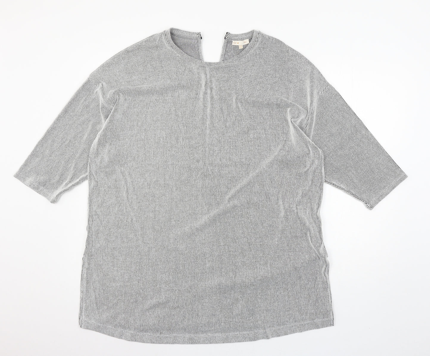 F&F Womens Grey  Jersey Basic T-Shirt Size 20