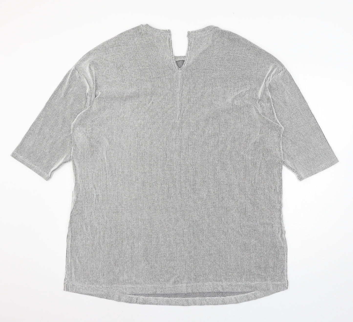 F&F Womens Grey  Jersey Basic T-Shirt Size 20