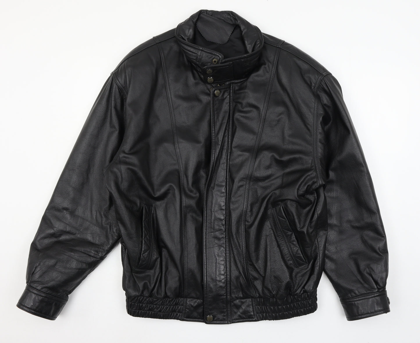 Preworn Mens Black   Bomber Jacket Coat Size 2XL