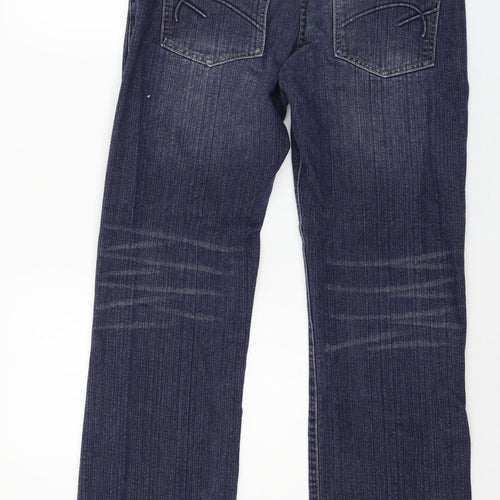 Smith & Jones Mens Blue  Denim Straight Jeans Size 32 in L30 in