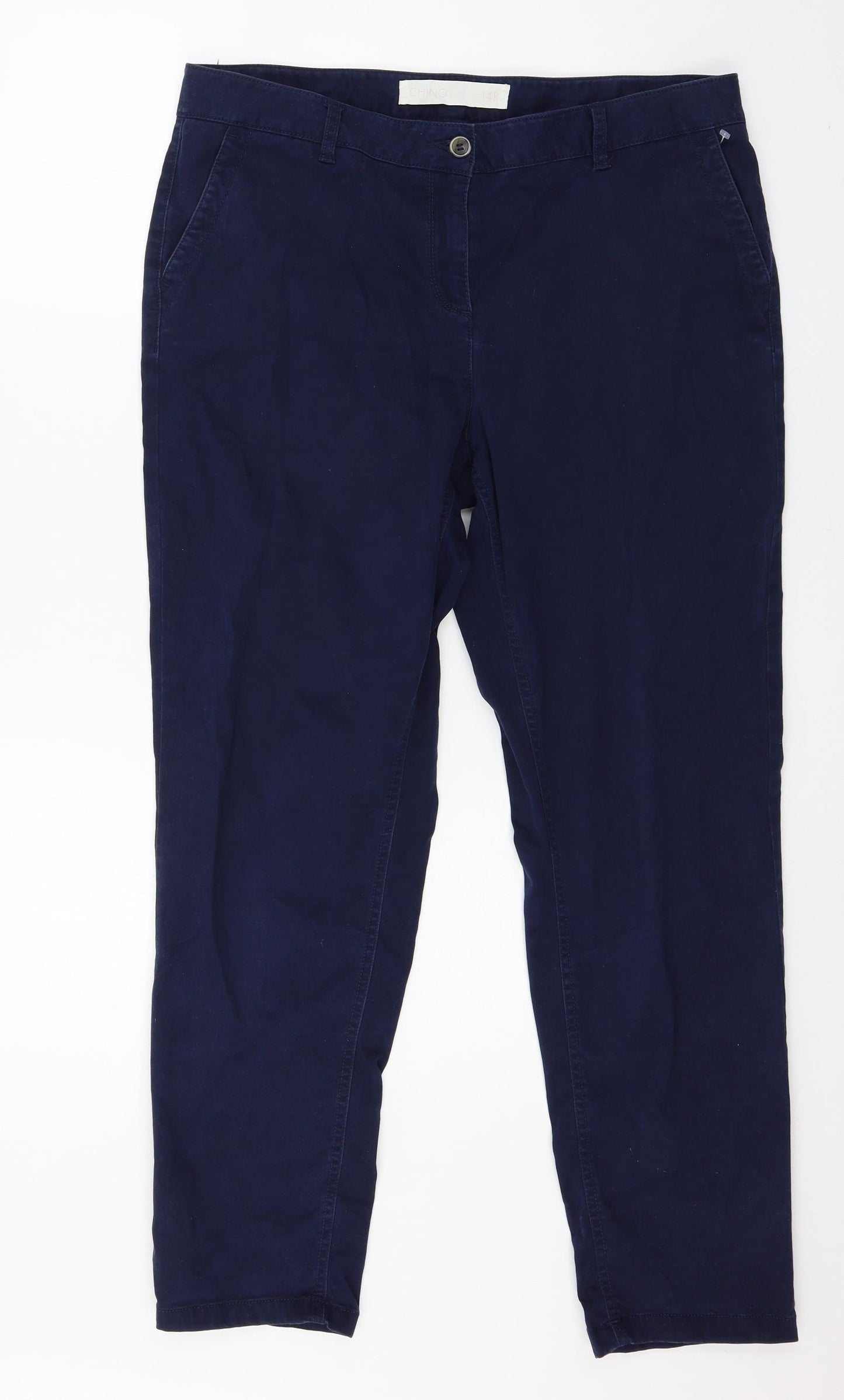 NEXT Womens Black  Denim Straight Jeans Size 14 L28 in