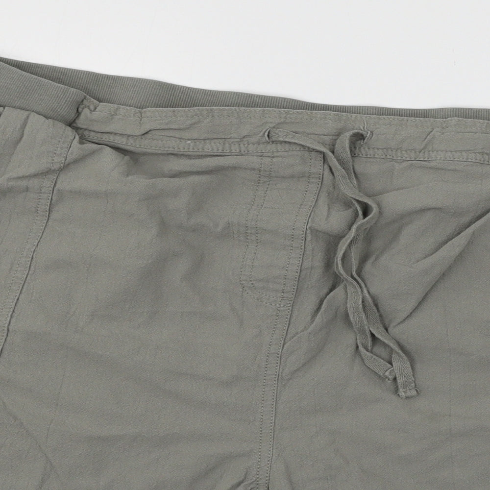 Yours Womens Grey   Chino Shorts Size 22