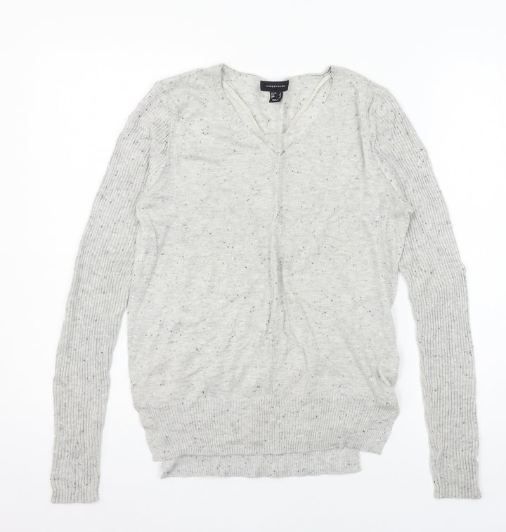 Atmosphere Womens Grey  Knit Pullover Jumper Size 8