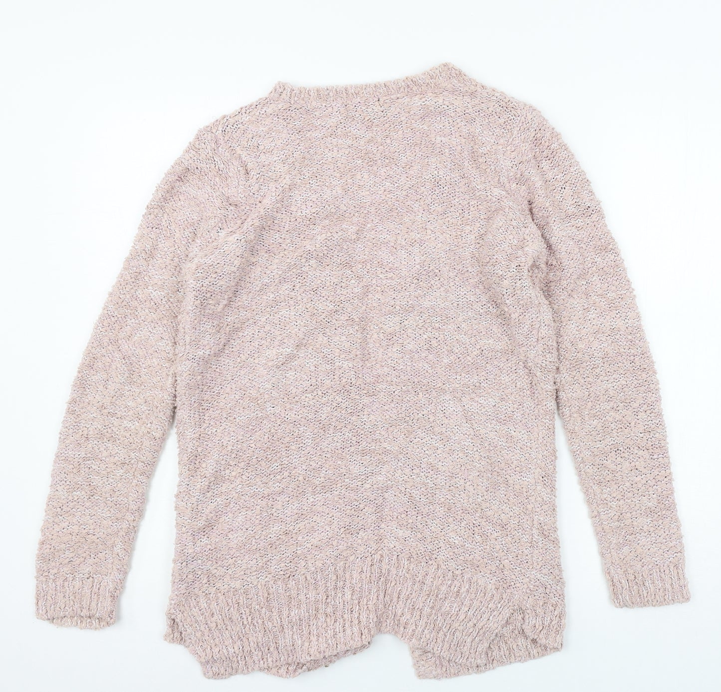 F&F Womens Pink  Knit Cardigan Jumper Size 10