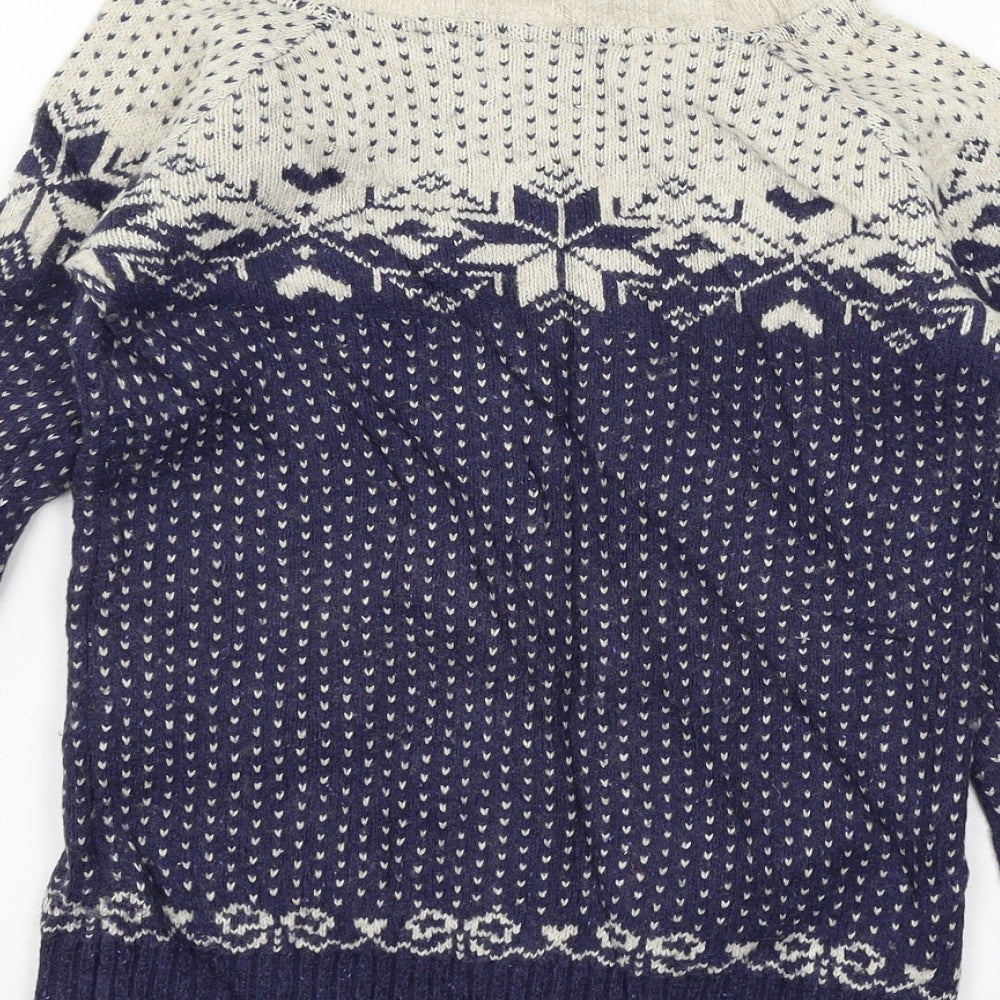 Fat Face Womens Black Polka Dot Knit Pullover Jumper Size 6