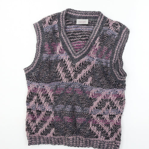 NEXT Womens Purple  Knit Pullover Jumper Size M