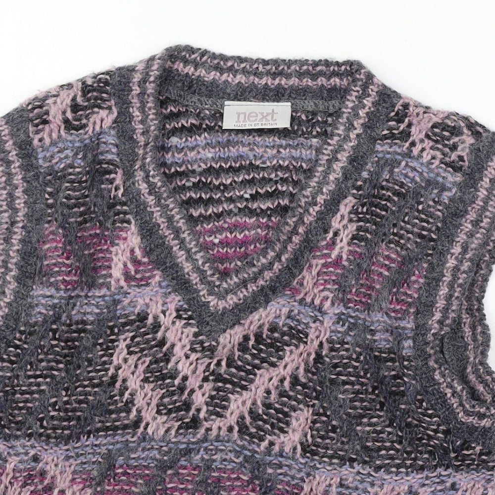 NEXT Womens Purple  Knit Pullover Jumper Size M