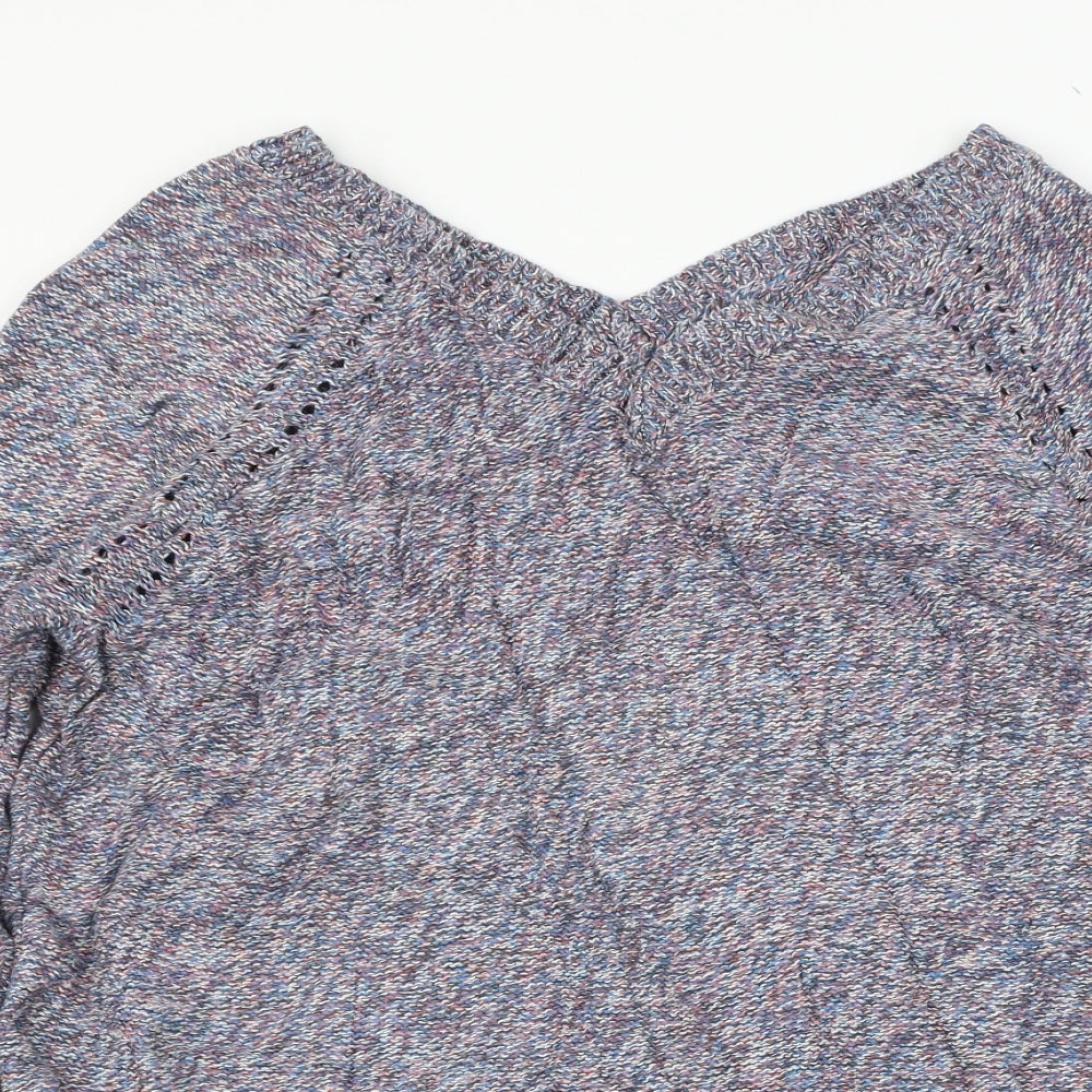 ROXY Womens Blue  Knit Pullover Jumper Size XL