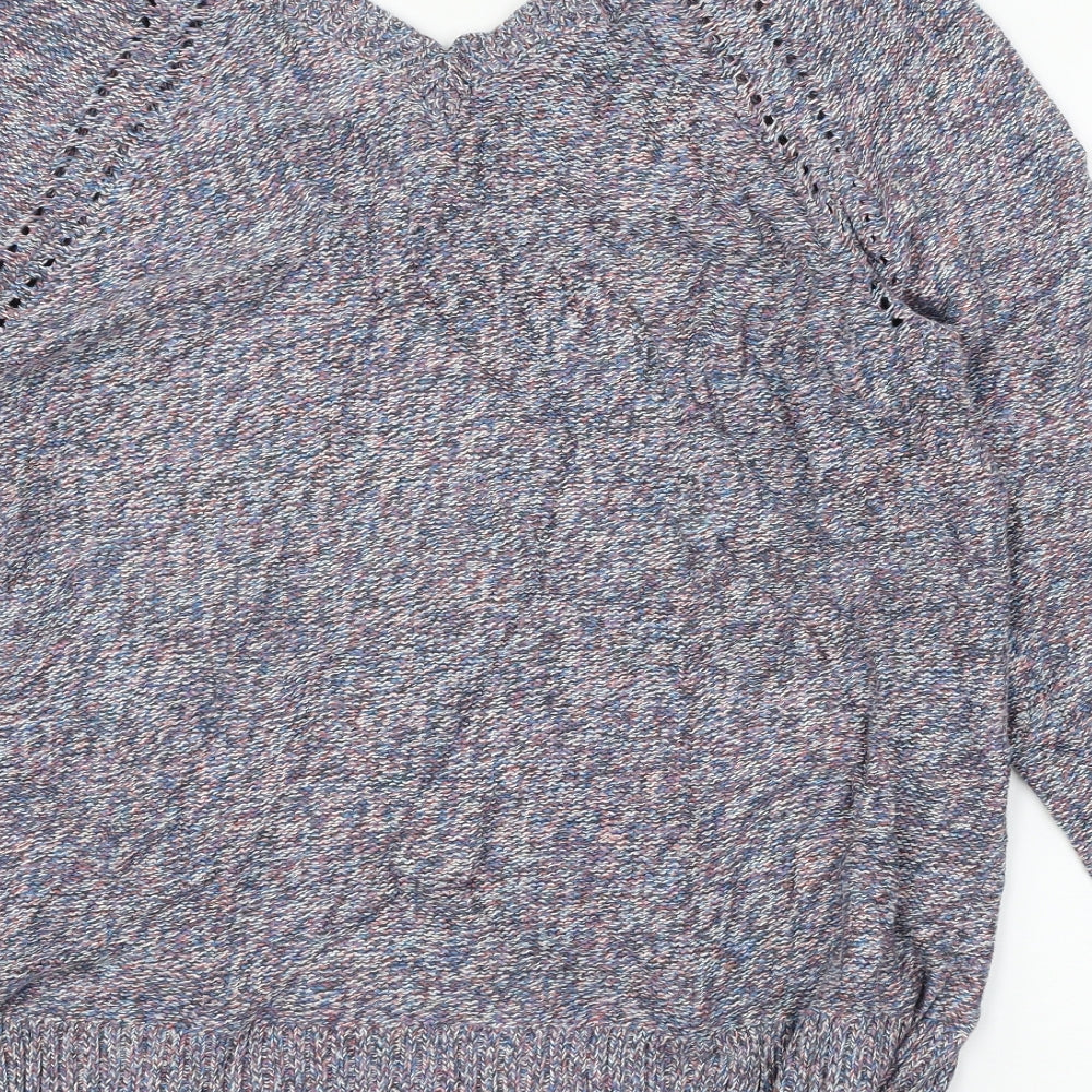 ROXY Womens Blue  Knit Pullover Jumper Size XL