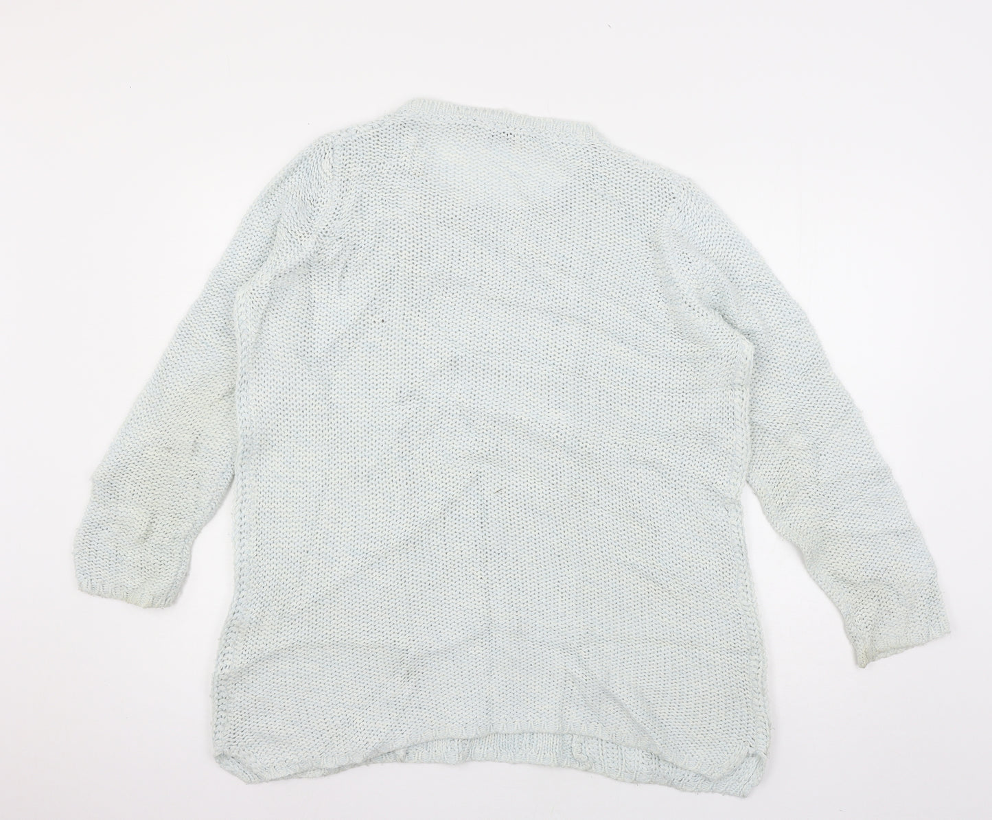 BHS Womens Blue  Knit Pullover Jumper Size 14