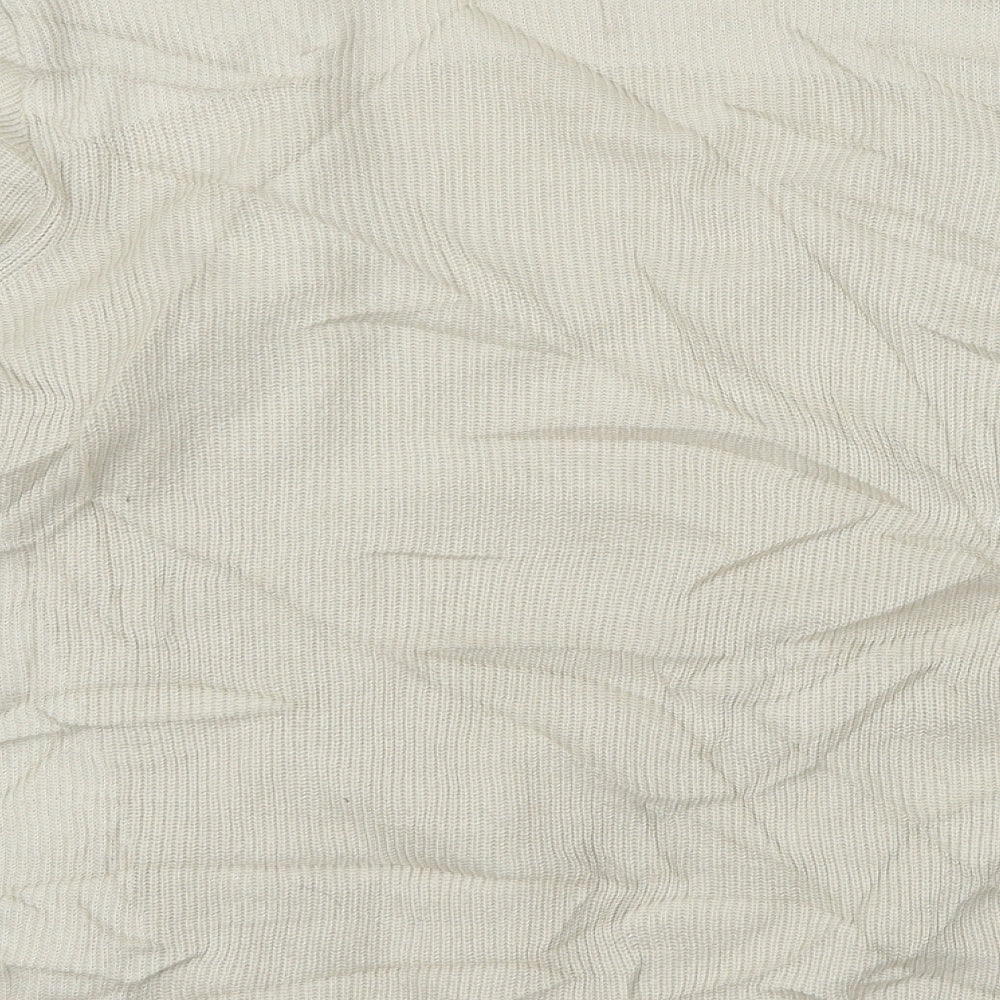 Marks and Spencer Womens Beige  Knit Basic Blouse Size 16