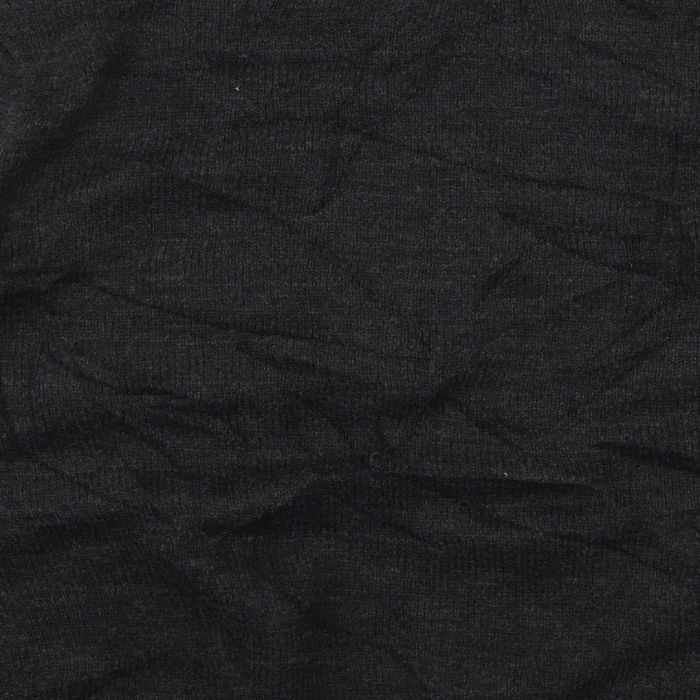 TU Mens Grey  Knit Pullover Jumper Size XL  - Bah Humbug