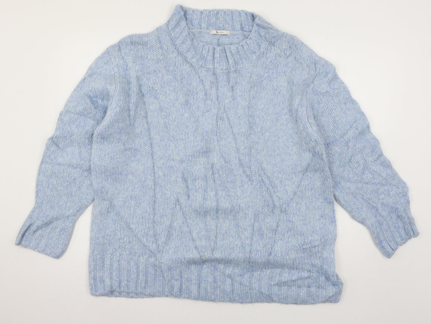 TU Womens Blue  Knit Pullover Jumper Size L
