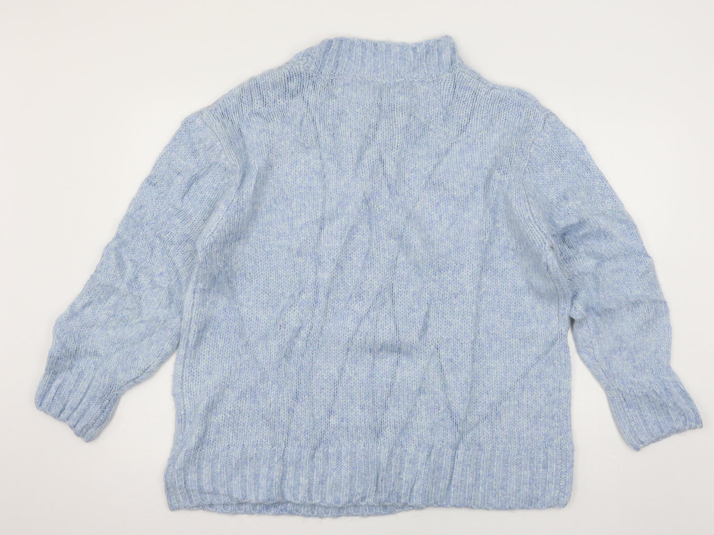 TU Womens Blue  Knit Pullover Jumper Size L