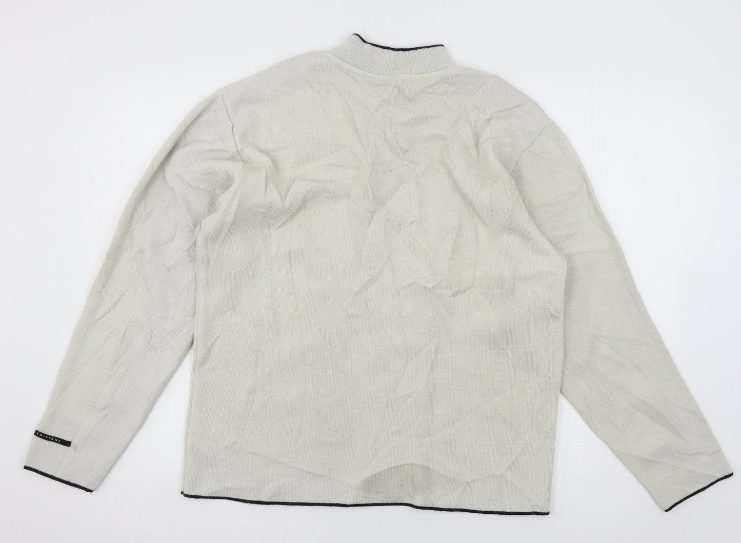 Per Una Mens Beige  Knit Pullover Jumper Size L