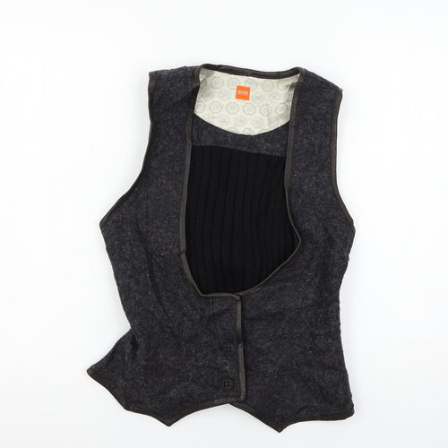HUGO BOSS Womens Grey   Jacket Waistcoat Size L