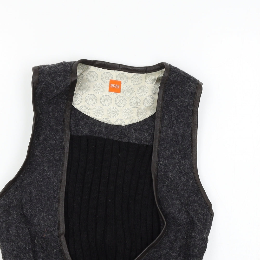 HUGO BOSS Womens Grey   Jacket Waistcoat Size L