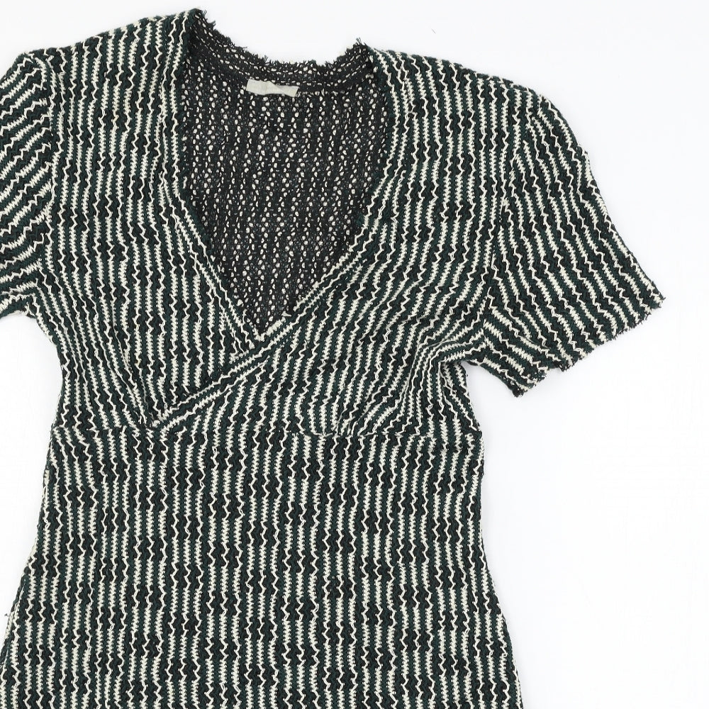 Zara Womens Black  Knit A-Line  Size S