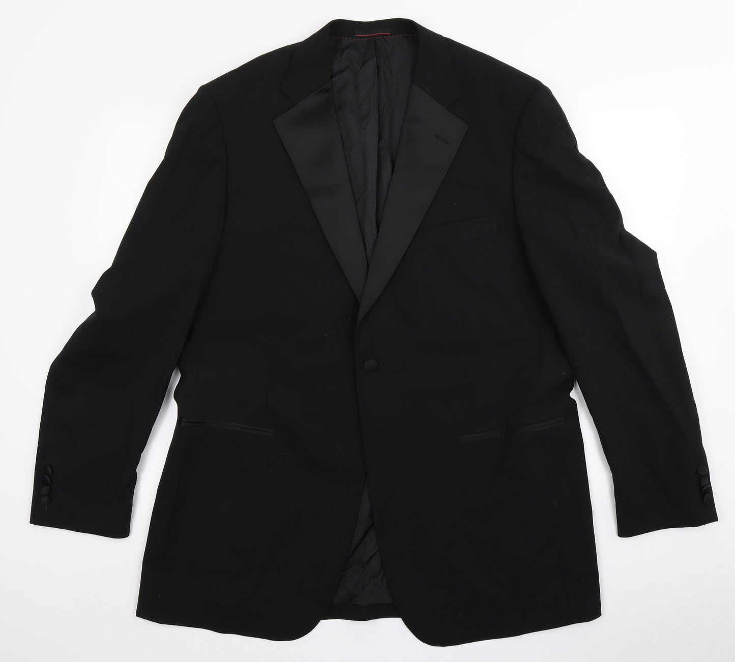 1860 Menswear Mens Black   Jacket Blazer Size 44