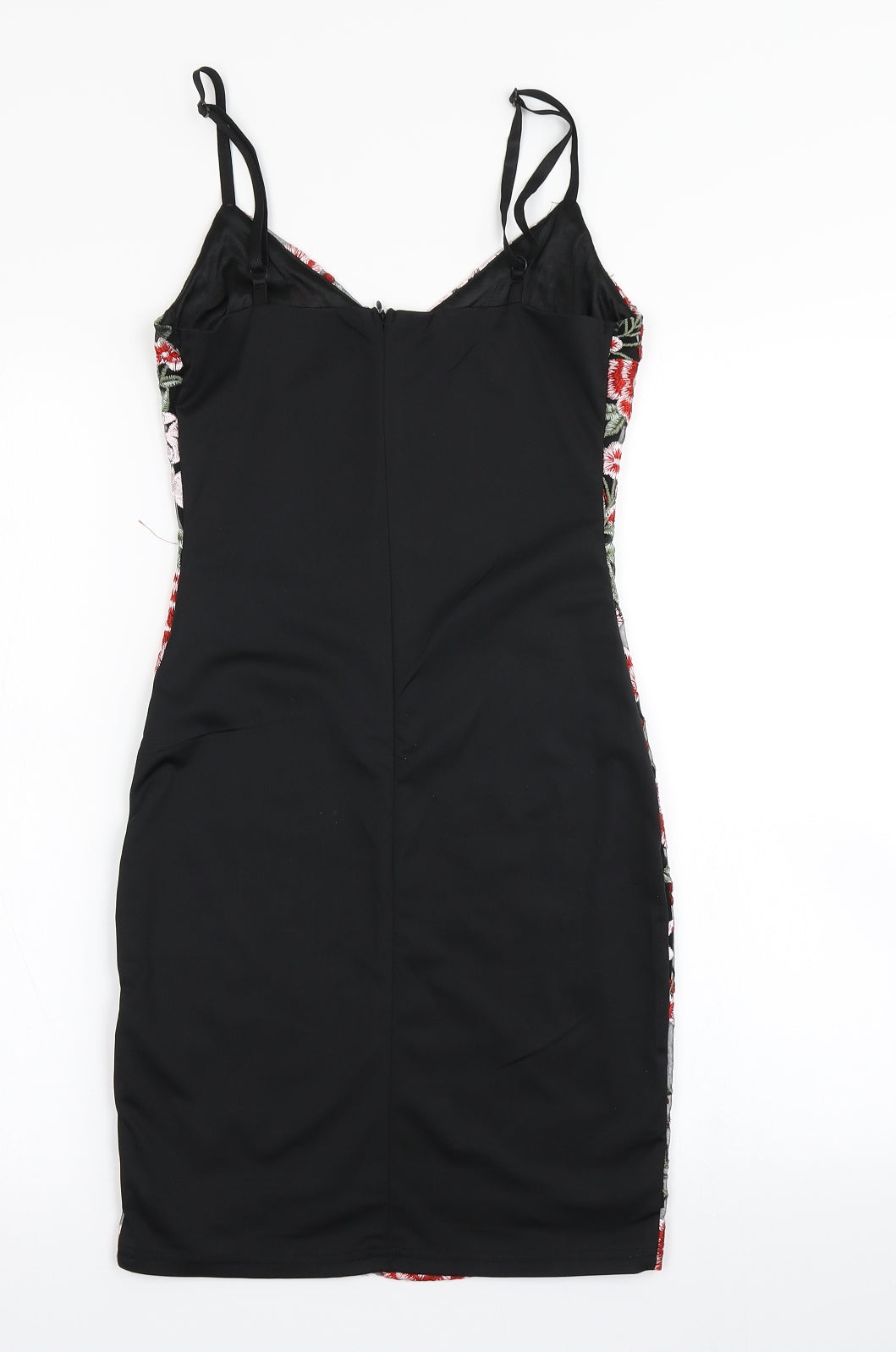 Quiz Womens Black Floral  Bodycon  Size 6