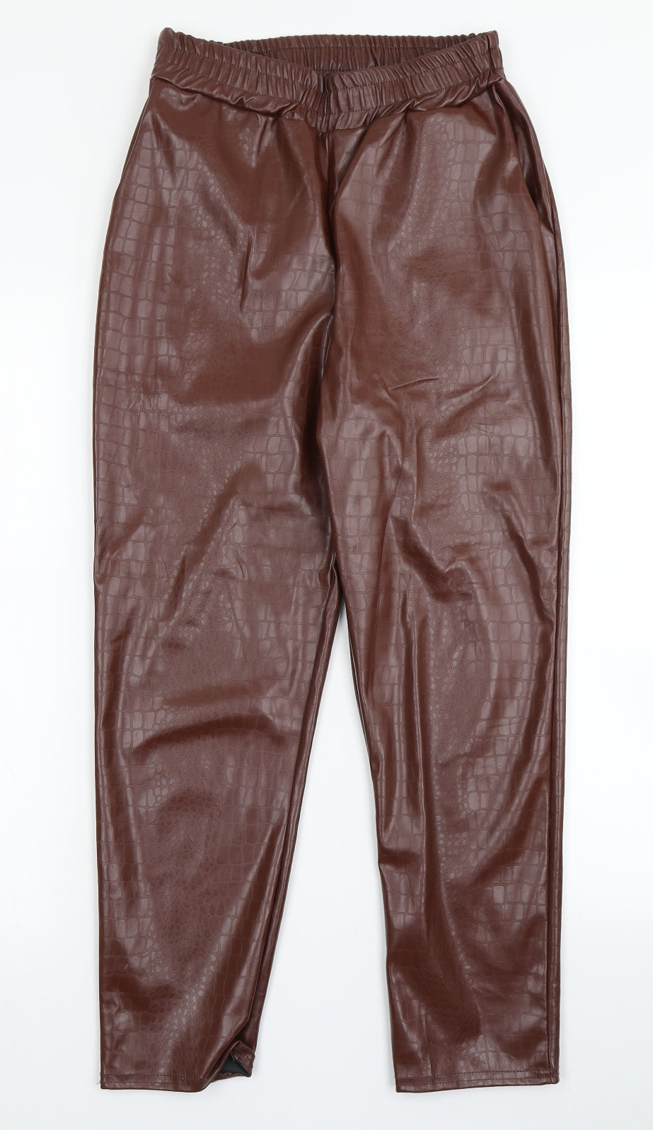 I SAW IT FIRST Womens Brown Animal Print  Dress Pants Trousers Size 8 L23 in