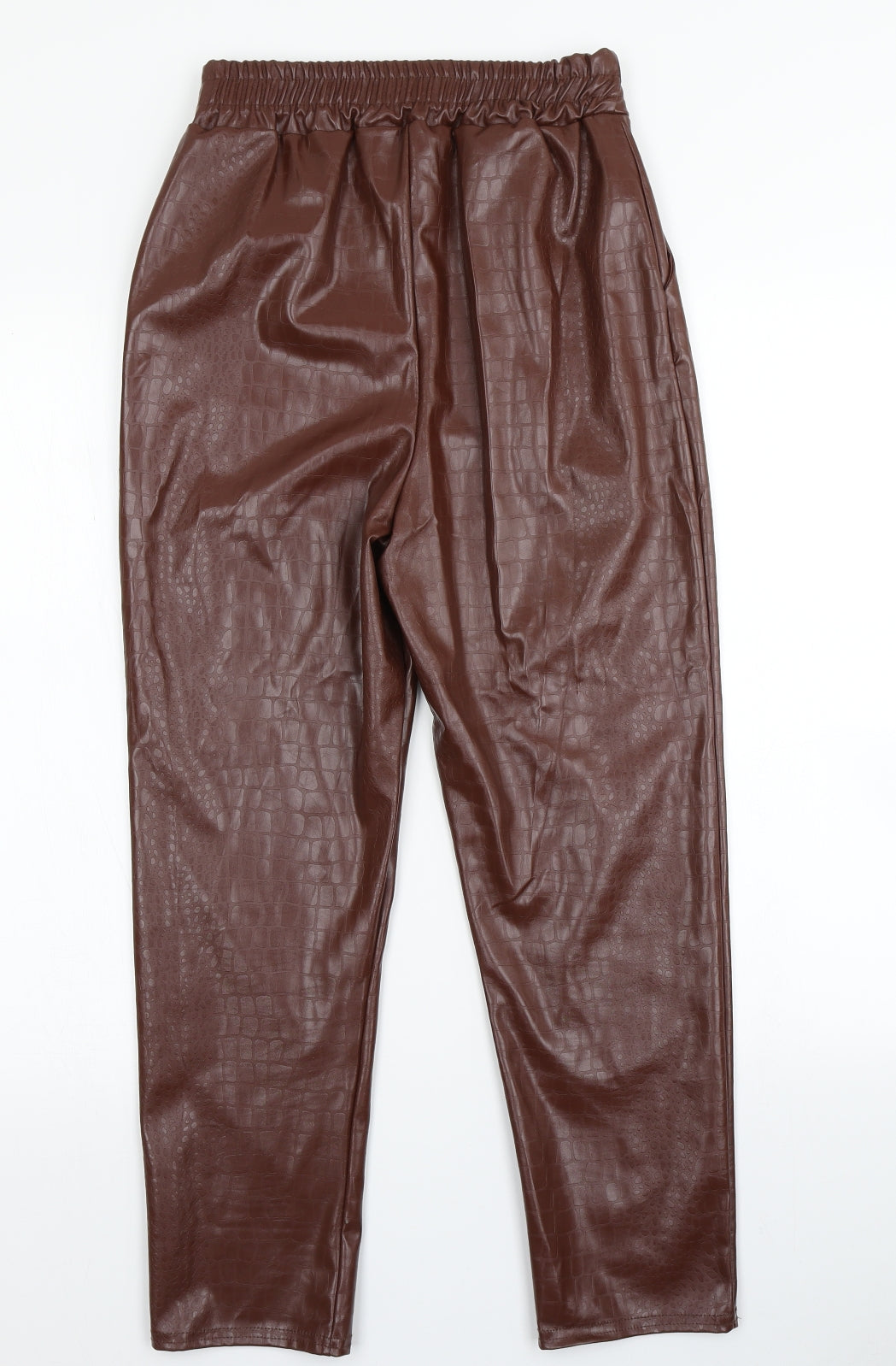 I SAW IT FIRST Womens Brown Animal Print  Dress Pants Trousers Size 8 L23 in