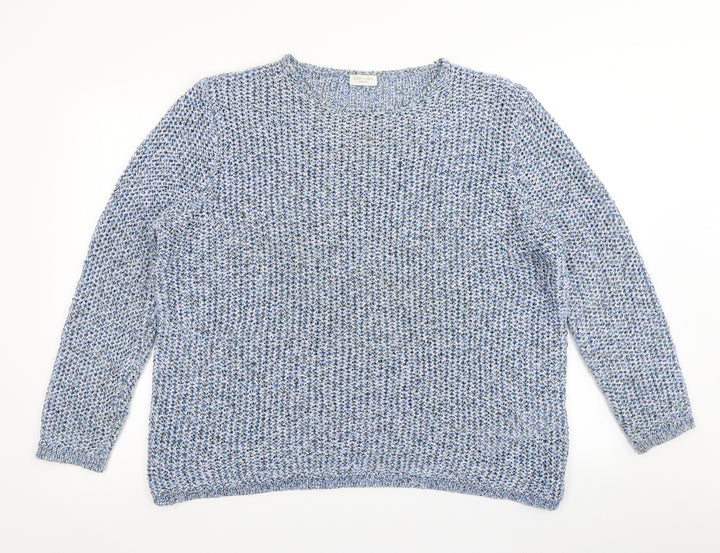 Gerry Weber Womens Blue Pullover Jumper Size 22
