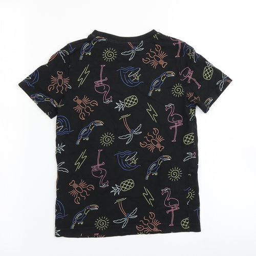 TU Boys Black   Basic T-Shirt Size 6 Years