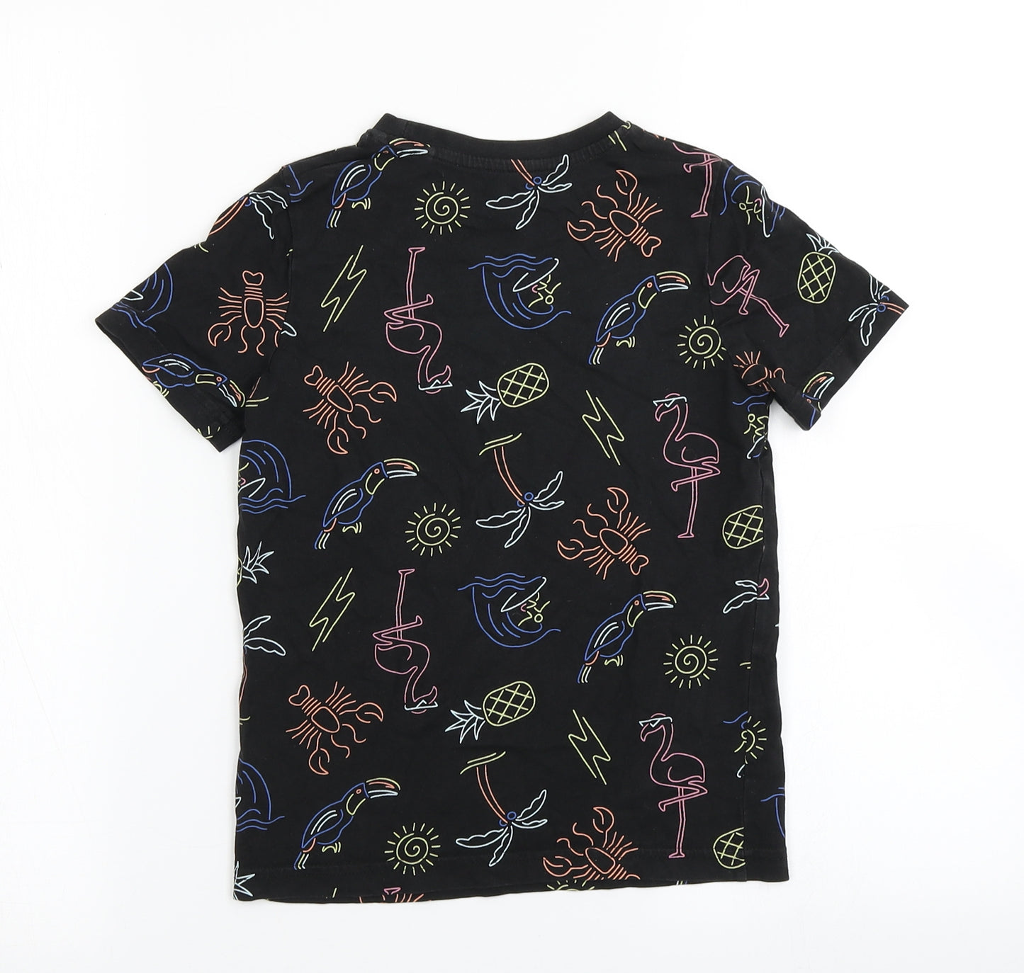 TU Boys Black   Basic T-Shirt Size 6 Years