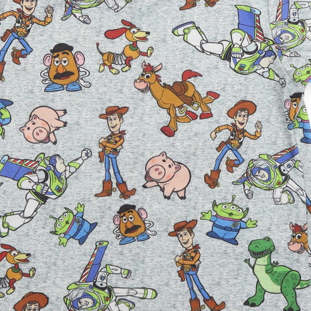 Primark Boys Grey   Basic T-Shirt Size 4-5 Years  - Toy Story