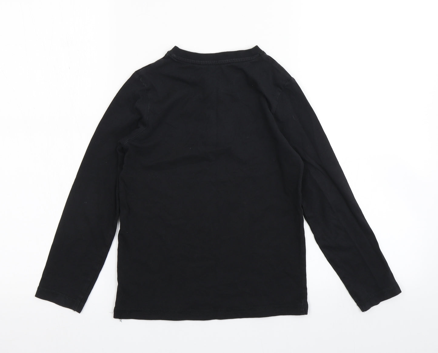 TU Boys Black   Basic T-Shirt Size 7 Years