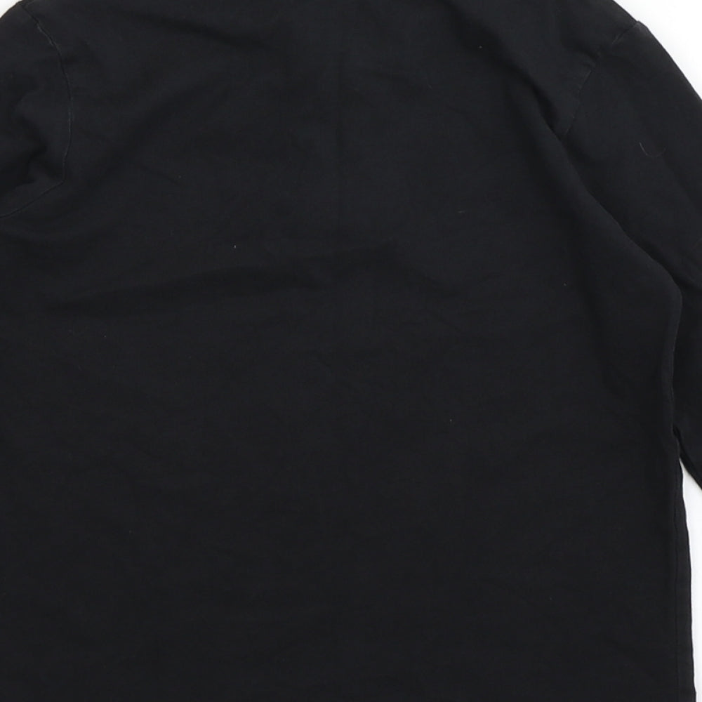 TU Boys Black   Basic T-Shirt Size 7 Years