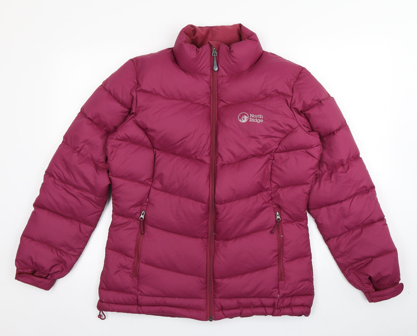 North Ridge Womens Purple   Puffer Jacket Coat Size 12