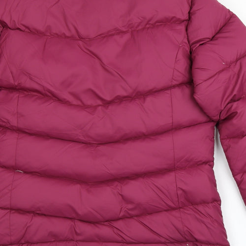 North Ridge Womens Purple   Puffer Jacket Coat Size 12