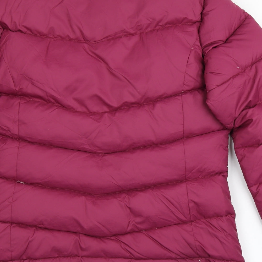 North Ridge Womens Purple   Puffer Jacket Coat Size 12