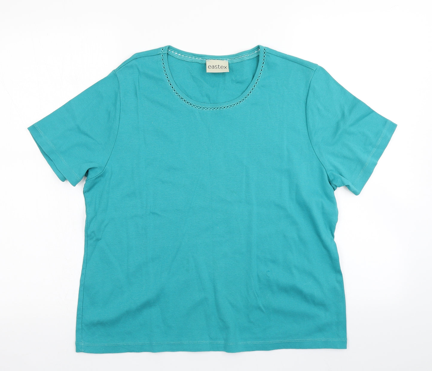 Eastex Womens Blue   Basic T-Shirt Size 16