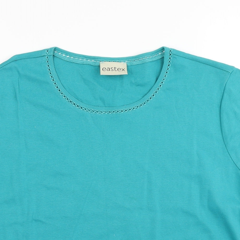 Eastex Womens Blue   Basic T-Shirt Size 16