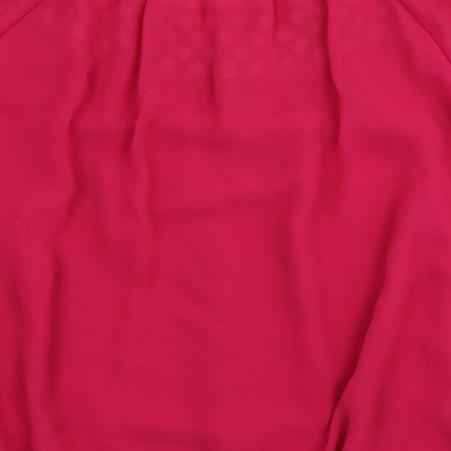 TU Womens Pink   Basic Blouse Size 14