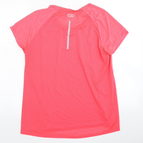 Kalenji Womens Orange   Basic T-Shirt Size 16