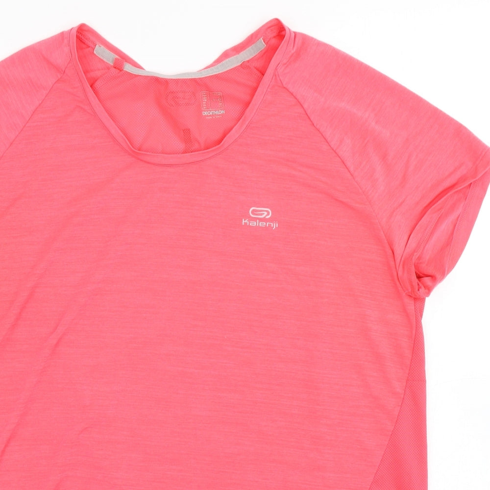 Kalenji Womens Orange   Basic T-Shirt Size 16